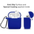 thumbnail image 4 of AirPods Case, GMYLE Soft SiliconeProtective Skin Cover Compatible for Apple AirPods 1 / 2, Cobalt Blue, 4 of 6