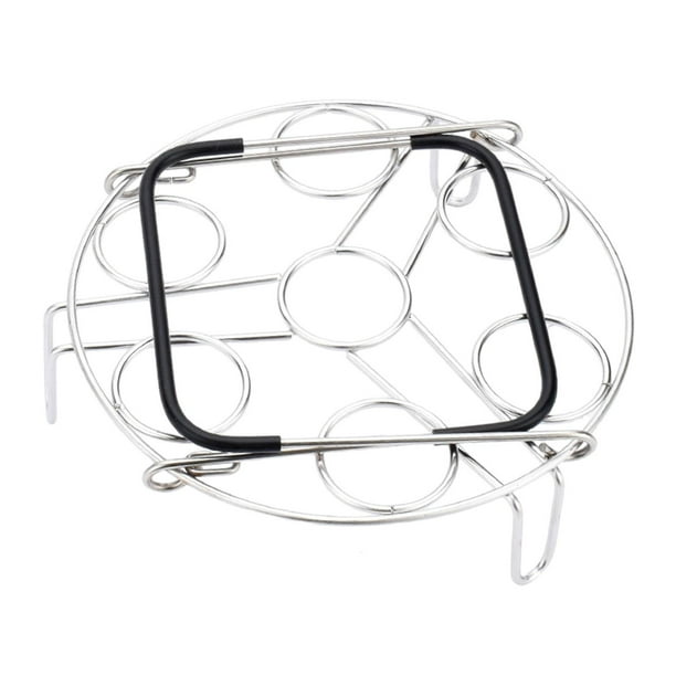 Rejilla para vaporera de huevos, salvamanteles multiusos para cocinar huevos Mango de silicona