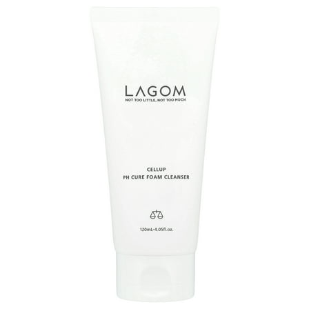 LAGOM Cellup pH Cure Foam Cleanser, 4.05 fl oz (120 ml)