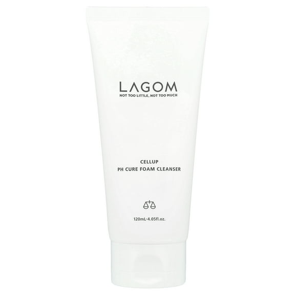 LAGOM Cellup pH Cure Foam Cleanser, 4.05 fl oz (120 ml)