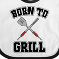 thumbnail image 4 of Inktastic Bbq Born to Grill Boys or Girls Baby Bib, 4 of 4