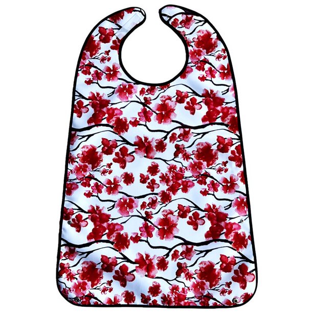 Babero para ancianos, cuenco de arroz, delantal impermeable para adultos para que coman las personas mayores