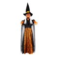 thumbnail image 2 of Sound Activated Halloween Yellow Witch Prop, LED Glowing Light Up Spooky Witch Figure, Realistic Scary Decor For Indoor House Bedroom Halloween Party Haunted House Holiday Display, 2 of 4