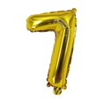thumbnail image 3 of Gold Bee 7th Birthday Party Balloons Number Foil Set, 3 of 3