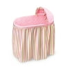 Embrace Bassinet-Design:Pink Stripes and Pink Bedding