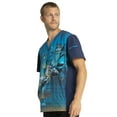 thumbnail image 7 of Tooniforms Scrubs Top For Men V-Neck Plus Size TF700, 2XL, Swing Into Action, 7 of 7