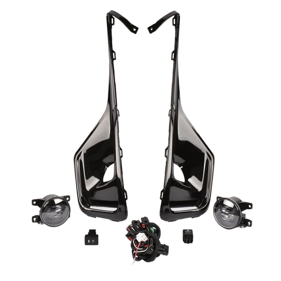 Mustrod Front Left & Right LED Fog Lights Lamps Kit HO1039159 HO1038159 for 2021-2022 Honda Accord