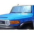 thumbnail image 2 of HeatShield, The Original Windshield Sun Shade, Custom-Fit for Toyota FJ Cruiser SUV 2007, 2008, 2009, 2010, 2011, 2012, 2013, 2014, Silver Series, 2 of 4