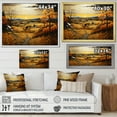 thumbnail image 4 of Designart "Harvest Pastoral Farm Golden wall decor III" Landscapes Canvas Art Print, 4 of 5