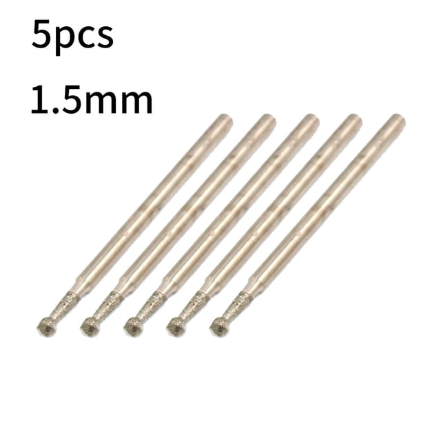 Perceuse Rotative Ronde 0.5mm-3mm Broyage Sculpture 5 Pcs 1.5mm