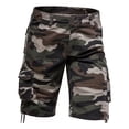 thumbnail image 3 of Bermuda Shorts Hombre Suelto Casual Verano Playa Camuflaje, 3 of 6