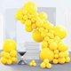 thumbnail image 1 of Globos de látex PartyWoo amarillos, 140 unidades, diferentes tamaños, 1 of 6