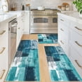 thumbnail image 3 of Farmhouse Kitchen Rugs Sets of 3, Kitchen Runner Rugs Non Slip Washable, Boho Kitchen Mats for Floor, Indoor Door Mat Entrance, Laundry Room Rug, Thick Kitchen Floor Mat Carpet, 3 of 6