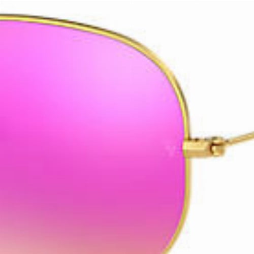 Matte Gold/Crystal Polarized Brown Fucsia Mirror