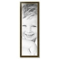 thumbnail image 2 of ArtToFrames 13" x 42" Black Panel With Gold Lip Picture Frame, 13x42 inch Multi Wood Poster Frame (WOM-5092),  Pack, 2 of 7
