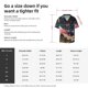 thumbnail image 5 of Balery Abstract Peacock Painting Camisa Casual de Manga Corta con Botones para Hombre, Texturizada, Estilo Cubano, para Playa, Verano-XX-Large, 5 of 5