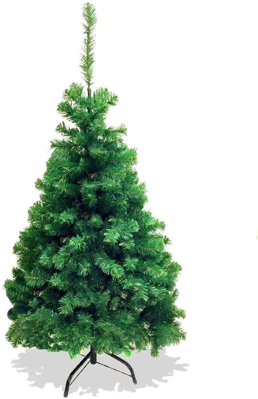 LavoHome 4Feet Artificial Charlie Pine Christmas Tree with Metal Legs