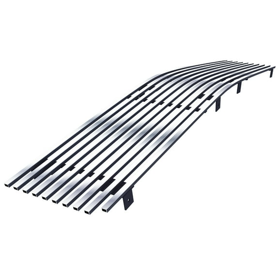 APS Premium Stainless Steel Chrome 8x6 Billet Grille Compatible with Chevy Caprice 1986-1990 Main Upper N19-S40068C