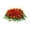 Red, variant on Honmine Artificial Satin Saddle Flower, Memorial Day Tombstone Decoration, Fake Cemetery Saddle Arrangement for Grave Headstone Memorial