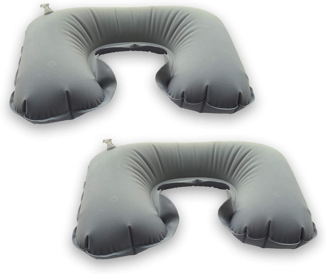 2 Pack UShaped Portable Inflatable Travel Travel Pillows for