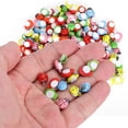thumbnail image 5 of BOKYAN 300Pcs Wooden Ladybugs Landscape Simulation Tiny Crafts Scrapbooking DIY Decoration Accessories, 0.4 x 0.3 inches / 10 x 8mm Mini Beetle Embellishments Pack, 5 of 12