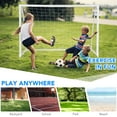 thumbnail image 6 of Costway Portable Soccer Goal, Weatherproof, 6x4 ft, for Backyard Training, 6 of 12