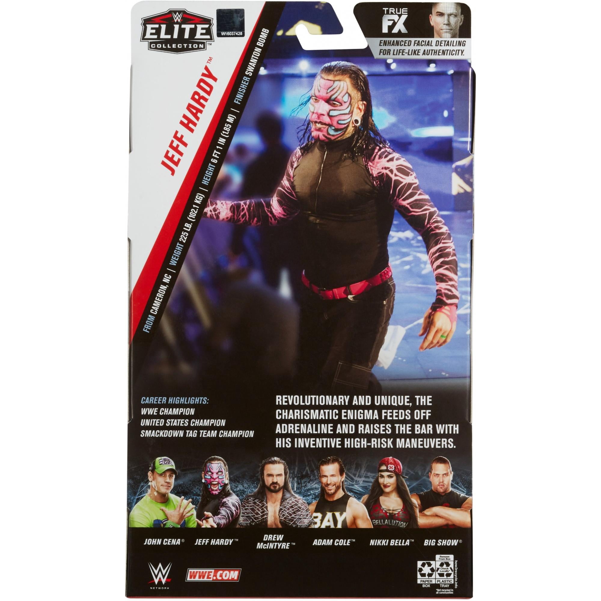 WWE Elite Collection Jeff Hardy Action Figure Set