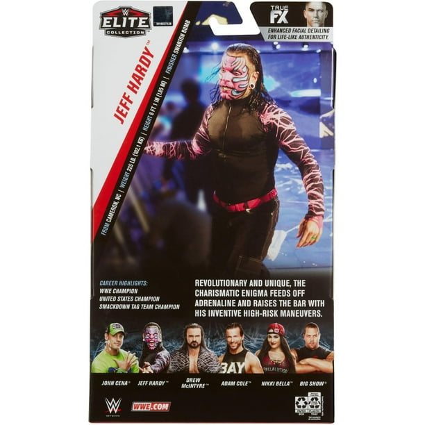 WWE Elite Collection Jeff Hardy Action Figure Set - Walmart.com