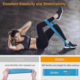 thumbnail image 4 of Fitness Bands [Set of 5] 5 Level Resistance Bands, 100% Latex Fitness Bands Resistance Bands with German Exercise Instructions and Carrying Bag, Gymna, 4 of 5