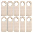 thumbnail image 1 of 20PC Unfinished Wood Door Knob Hanger Door Knob Signs for Painting DIY Craft Home Office Hotel Decoration Business Use F, 1 of 5