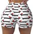 thumbnail image 2 of Fotbe Christmas Dachshund Shorts Sin Costuras – Shorts Deportivos de Cintura Alta para Mujer, Elásticos para Gimnasio, Yoga, Running o Ciclismo-Small, 2 of 8