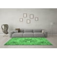 thumbnail image 3 of Ahgly Company Indoor Rectangle Medallion Emerald Green French Area Rugs, 7' x 10', 3 of 4