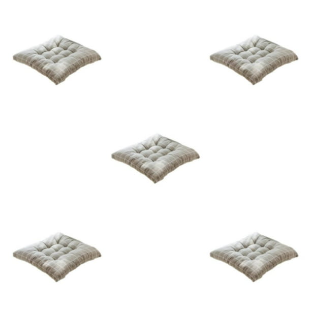 Inteprter Amplia gama de usos Cojín para asientos suaves y cómodos Cojín cuadrado para silla rejilla gris Type2 NO2