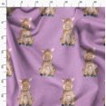 thumbnail image 3 of Soimoi Pink Rayon Fabric Pig Animal Printed Fabric 1 Yard 42 Inch Wide, 3 of 5