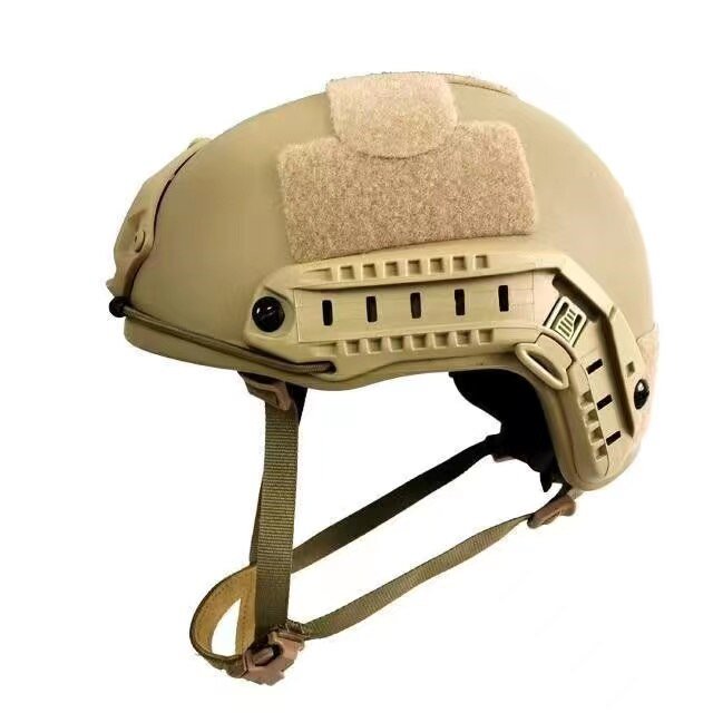 Casco táctico balístico ACH de corte alto, protector antibalas de PE, almohadilla de suspensión rápida, NIJ IIIA