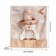 thumbnail image 3 of pstuiky Funda navideña para silla, tela con figura tridimensional, funda para respaldo de silla, funda para taburete, decoración europea y para el hogar, 3 of 5