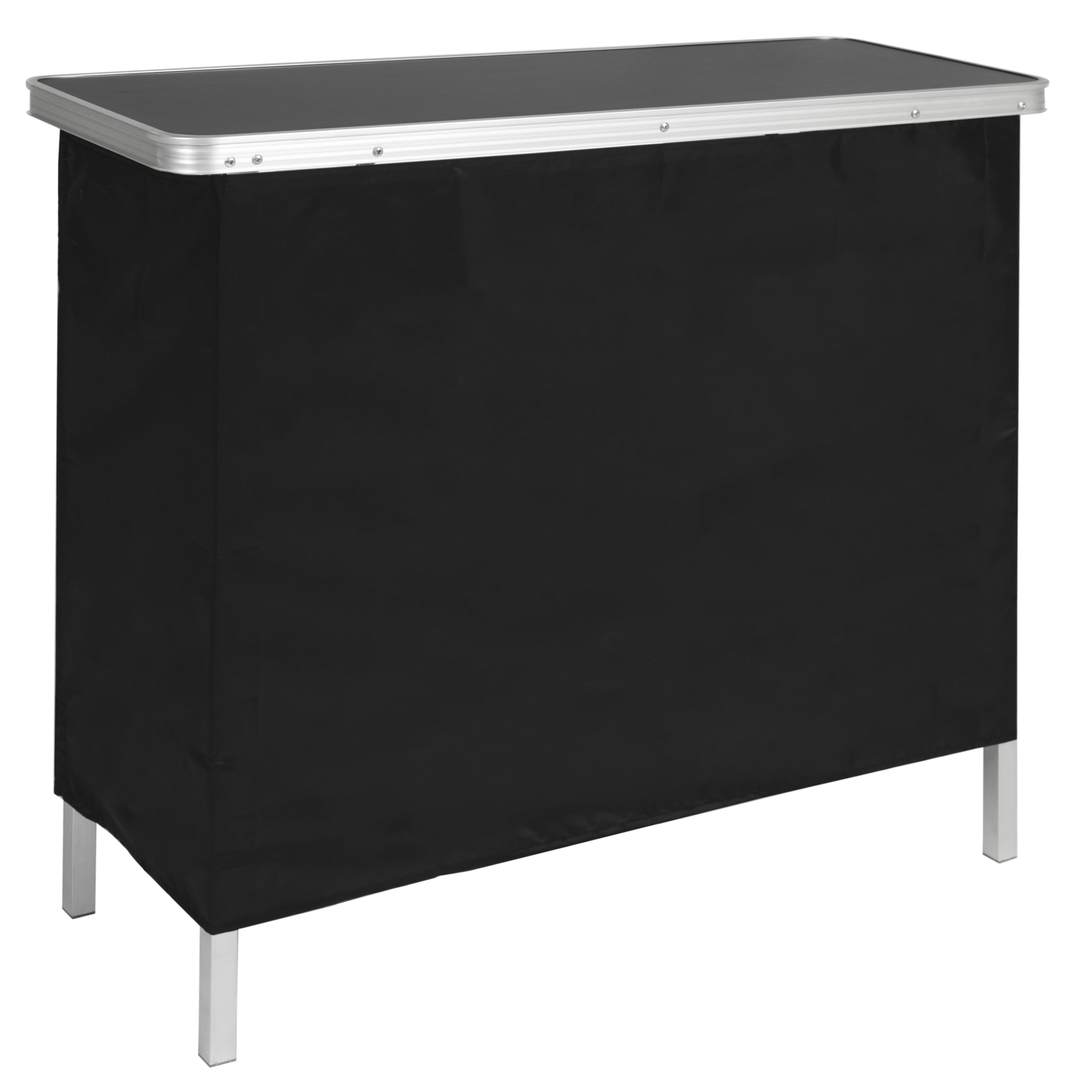 Best Choice S Portable Folding Pop Up Bar Table For Pool Best Choice S Portable Folding Pop Up Bar Table For Pool Party Picnic Tailgate W Carrying Case Removable Skirt Black Com