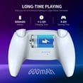 thumbnail image 3 of Mando para videojuegos compatible con PS5, barra luminosa, seis ejes, doble vibración, accesorio inalámbrico para videojuegos, 3 of 7
