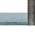 thumbnail image 4 of Rugs.com Everyday Solid Collection Rug – 8 Ft Runner Santorini Blue Medium Rug Perfect For Hallways, Entryways, 4 of 9