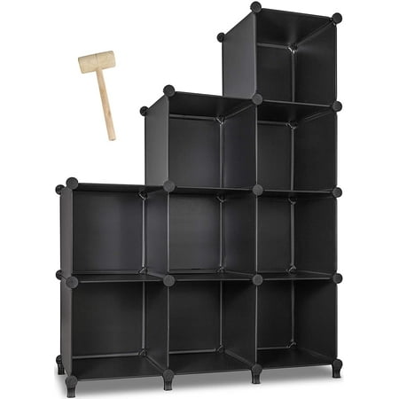 Cube Storage Organizer 9Cube Bookshelf Stackable Storage Shelves DIY ...