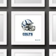 thumbnail image 5 of Gallery Pops NFL Indianapolis Colts - Drip Helmet Wall Art, White Framed Version, 12" x 12", 5 of 6