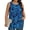 Dark Blue Floral, variant on Fantaslook Plus Size Tank Tops for Women Tunic Sleeveless Shirts Dressy Casual Floral Blouses Loose Summer Tops