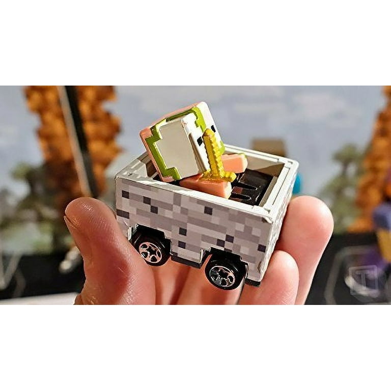 Hot Wheels 1:64 Minecraft Minecart Assorted Character Cards 6PCS