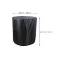 thumbnail image 3 of FUEENIRVA Outdoor Round Patio Cooler Table Cover Bottom Strap Black, 3 of 9