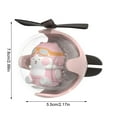 thumbnail image 4 of 1PC Funny Cute Car Air Fresheners, Flying Ball Car Aromatherapy Decoration, Multifunctional Cat Shaped Car Aromatherapy Diffuser, Car Outlet Decoration Interior Accessories, Long-Lasting Fragrance, 4 of 5