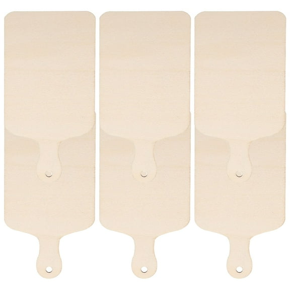 LOLIPPYY 6Pcs Unfinished Wood Cutting Boards for DIY Craft Household Use and Cheese Serving
