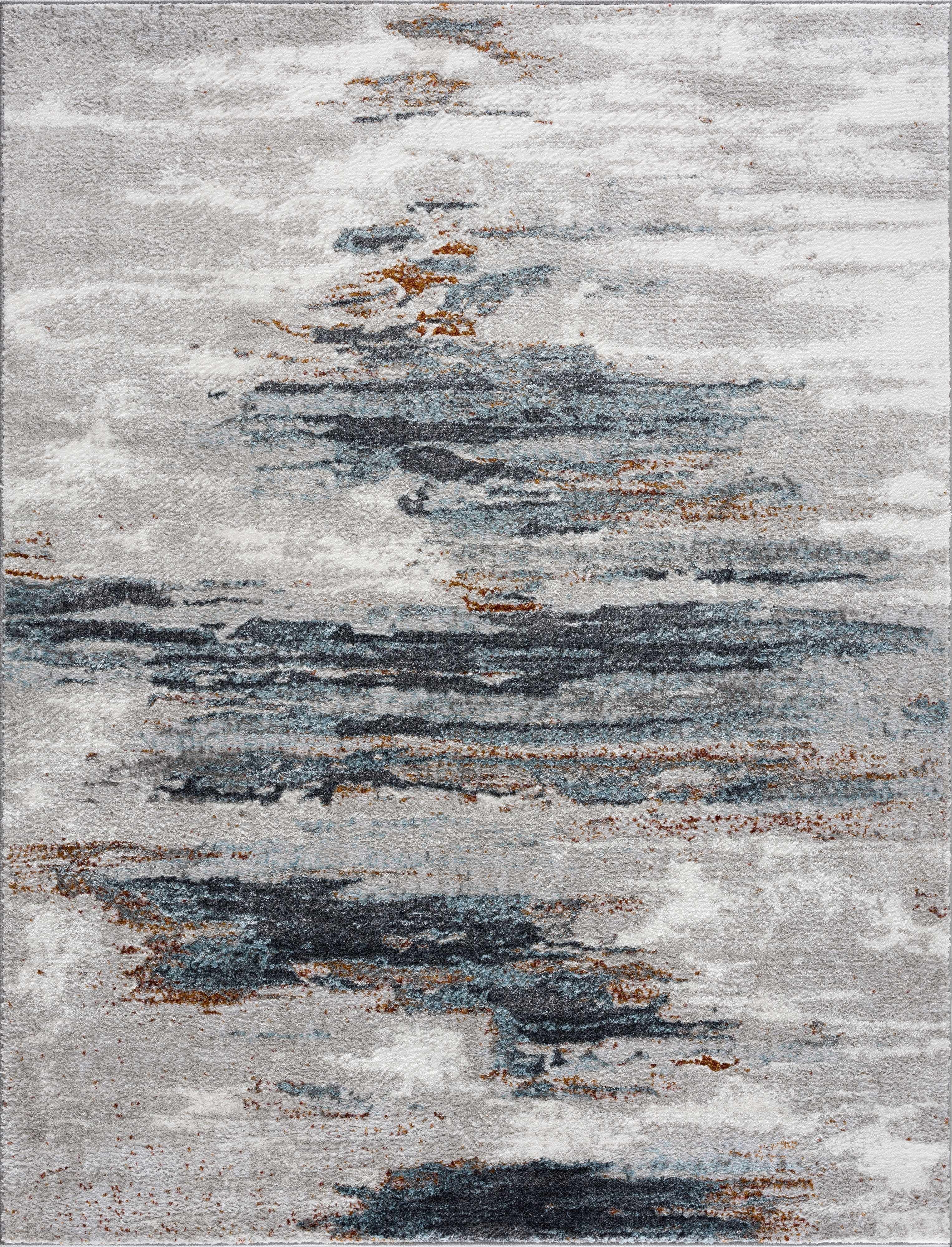 Hauteloom Liverpool Living Room, Bedroom Area Rug - Contemporary - Colorful - 2' x 3'