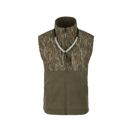 Drake Men s Eqwader Insulated Vest Mossy Oak Bottomland XL