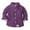 Purple, variant on Toddler Baby Button Up Shirt for Boys Back to School Uniform Long Sleeve Strip Shirts Dressy Casual Spring Girls Tops, Yellow, 6 Months