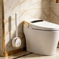 thumbnail image 6 of Wall Mounted Toilet Brush, Silicone Toilet Bowl Brush with Holder and Base for Bathroom Cleaning, 6 of 8